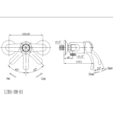 Смеситель для душа CEZARES LIRA-C-DM-02