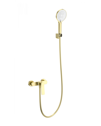 Смеситель для душа WONZON & WOGHAND, Брашированное золото (WW-B2585-BG)