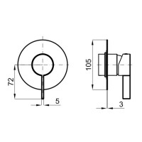 Смеситель для душа Noken Lignage N197503671