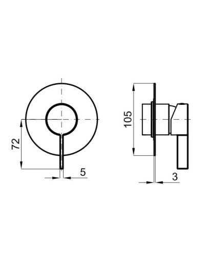 Смеситель для душа Noken Lignage N197503671