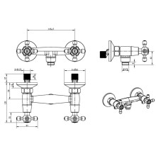 Смеситель для душа Boheme Camelia 314-Camelia