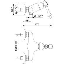 Смеситель для душа Migliore Bomond 30652