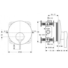 Смеситель для душа Ideal Standard Melange A4719AA