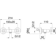 Смеситель для душа Migliore Naxos ML.NAX-7646.CR