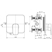 Смеситель для душа Ideal Standard Tonic II A6339AA