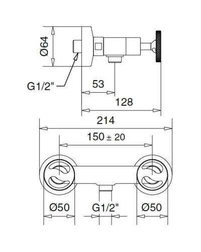 Смеситель для душа Migliore Reversa 28188