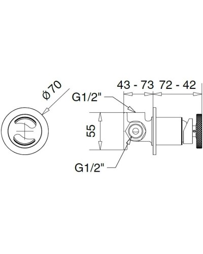 Смеситель для душа Migliore Reversa 28202