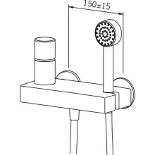 Смеситель для душа Oras Alessi One 8560