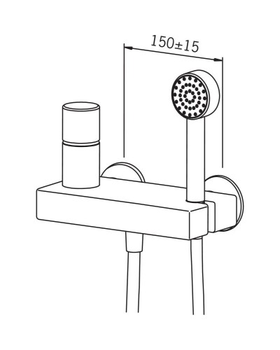 Смеситель для душа Oras Alessi One 8560