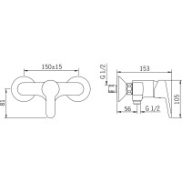 Смеситель для душа Oras Aquita 2960U