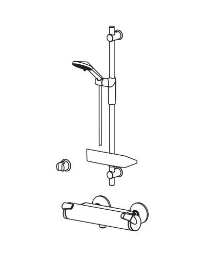 Термостат для душа Oras Optima 7169U