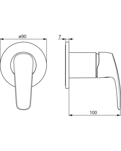 Смеситель для душа Oras Safira 1065C