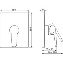 Смеситель для душа Oras Saga New 3987