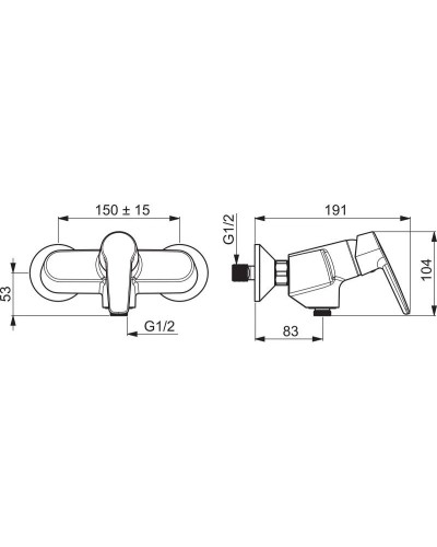 Смеситель для душа Oras Saga New 3960Y