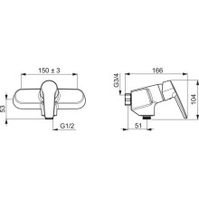 Смеситель для душа Oras Saga New 3960