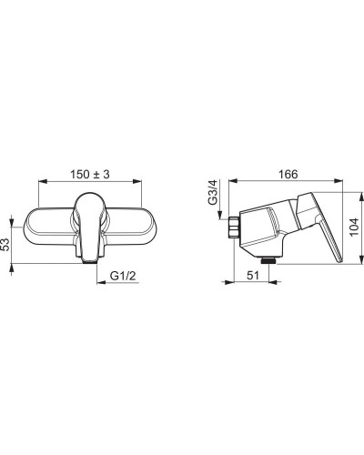 Смеситель для душа Oras Saga New 3960