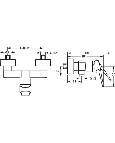 Смеситель для душа Oras Twista 3860U