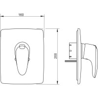 Смеситель для душа Oras Vega 1887