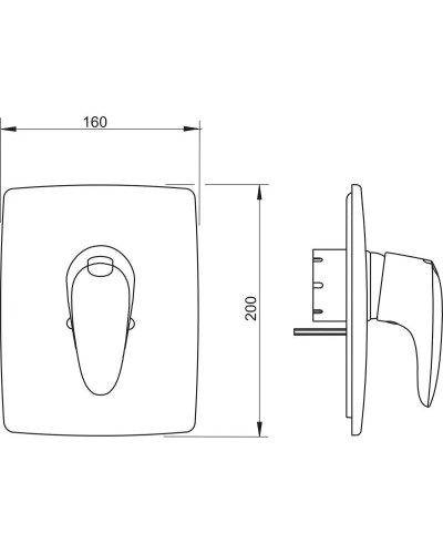 Смеситель для душа Oras Vega 1887