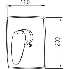 Смеситель для душа Oras Vega 1887
