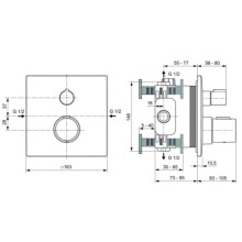 Термостат для душа Ideal Standard Ceratherm C100 A6956GN
