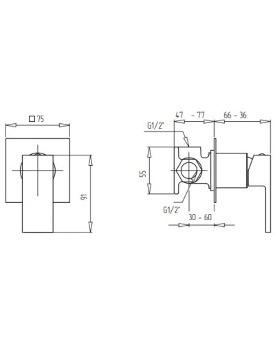 Смеситель для душа Migliore Kvant 30438
