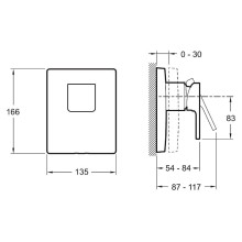 Смеситель для душа Jacob Delafon Strayt E98632-CP Хром
