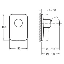 Смеситель для душа Jacob Delafon Toobi E98707-CP Хром