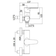 Смеситель для душа Paffoni Green GR168DCR