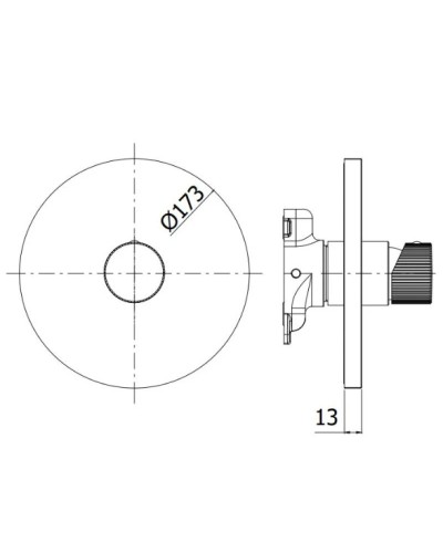 Смеситель для душа Paffoni Jo JOBOX010CR