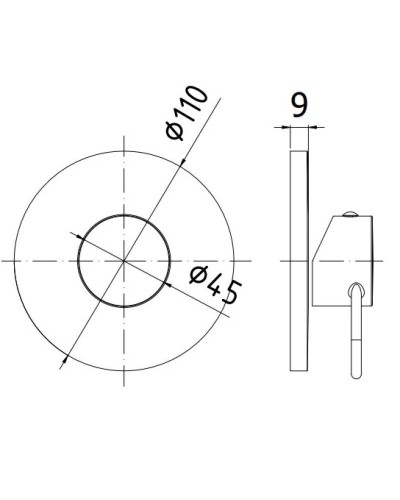 Смеситель для душа Paffoni Joker JK011CR