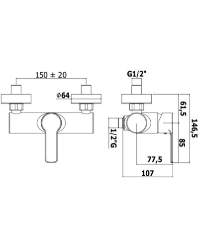 Смеситель для душа Paffoni Red RED168DCR