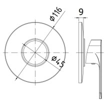 Смеситель для душа Paffoni Sly SY010CR