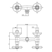 Смеситель для душа Caprigo Bristol 21-015-vot