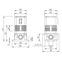 Смеситель для душа Caprigo Fonte 12-550-vot