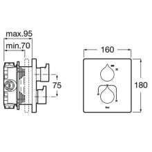 Термостат для душа Roca Insignia 5A2C3AC00