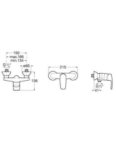 Смеситель для душа Roca Monodin-N 5A2198C00