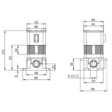 Смеситель для душа Caprigo Adria Uno 02-550-crm
