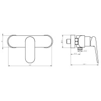 Смеситель для душа Savol SK-H6402