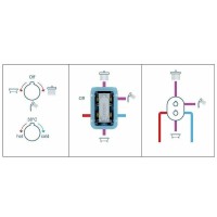 Смеситель для душа Ravak Chrome CR 067.00 X070075 с термостатом Хром