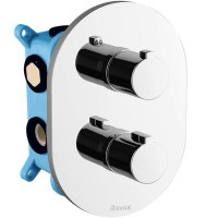 Смеситель для душа Ravak Chrome CR 067.00 X070075 с термостатом Хром