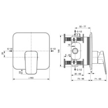 Смеситель для душа Ideal Standard Ceraplan BD254AA