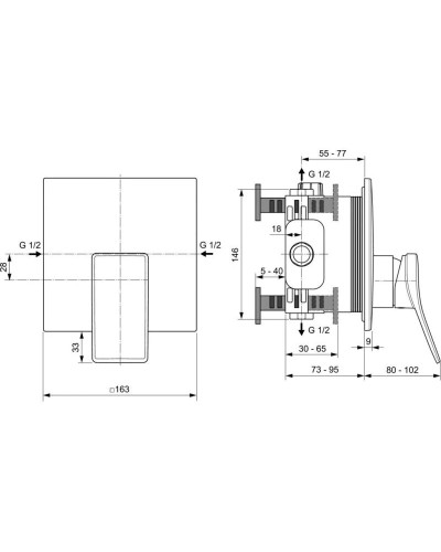 Смеситель для душа Ideal Standard Conca A7373A5