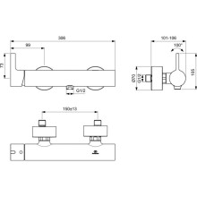 Смеситель для душа Ideal Standard Joy BC785A2