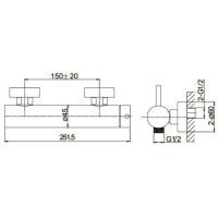 Смеситель для душа Caprigo Don 53-016-NER