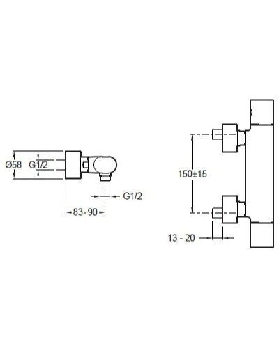 Смеситель для душа Jacob Delafon Talan E10108RU-CP
