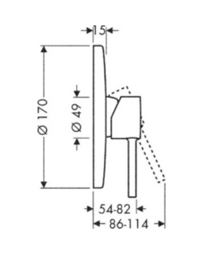 Смеситель для душа Axor Starck 10616000