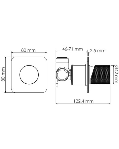 Смеситель для душа WasserKRAFT Schunter 8251