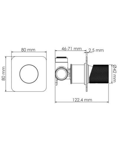 Смеситель для душа WasserKRAFT Paar 8851