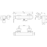 Смеситель для душа Villeroy & Boch Subway 3.0 TVS11200100064